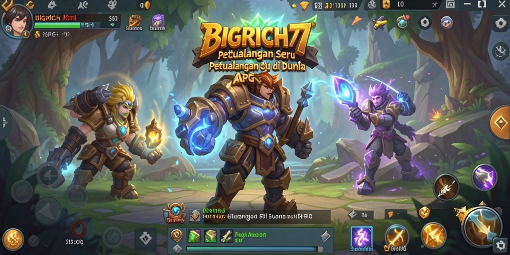 Tampilan gameplay seru dan menegangkan di BIGRICH77.