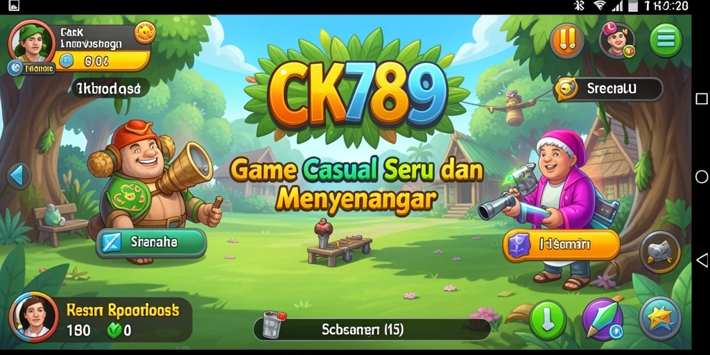 Tampilan gameplay CK789 yang seru dan penuh warna.
