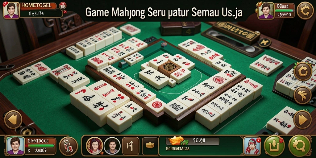 Tampilan gameplay HOMETOGEL yang menarik dan menantang.