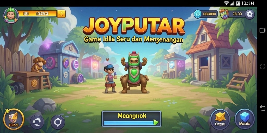 Tangkapan layar JOYPUTAR menampilkan gameplay Idle yang menarik.