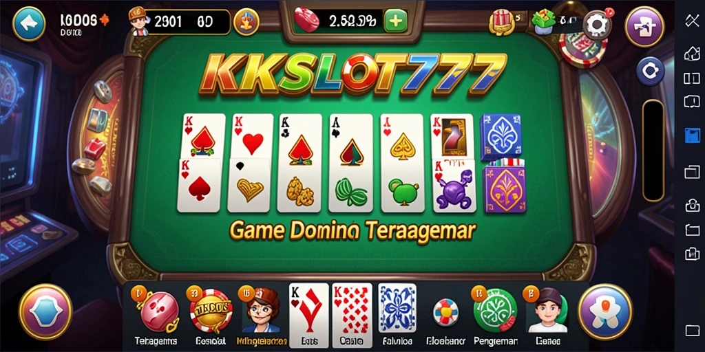 Tampilan gameplay KKSLOT777 yang menegangkan dan seru.
