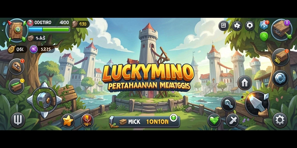 Tangkapan layar menunjukkan aksi mendebarkan dalam permainan Tower Defense.