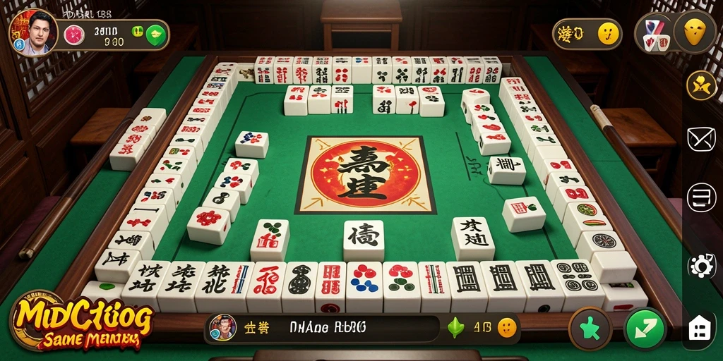 Tampilan gameplay menarik dari MDG188 yang menampilkan Mahjong.