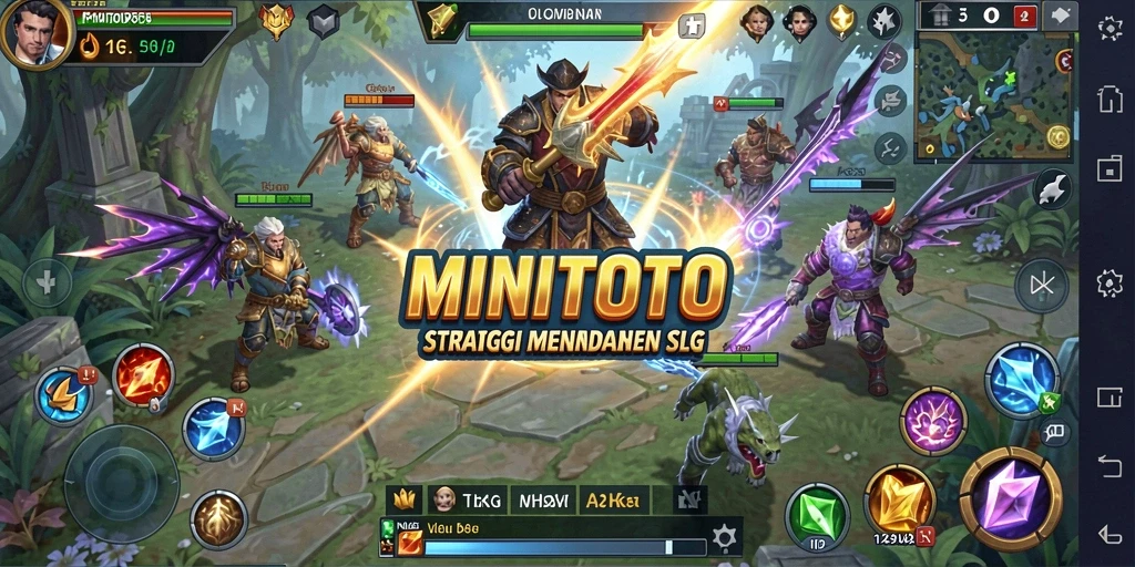 Tampilan permainan MINITOTO yang menantang strategi SLG.