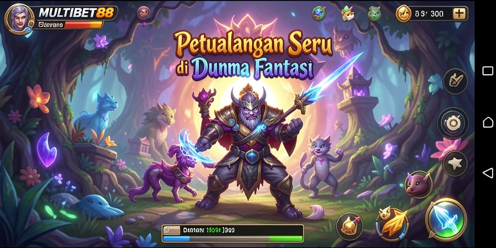 Tampilan gameplay menarik dari MULTIBET88 dalam dunia RPG yang menakjubkan.