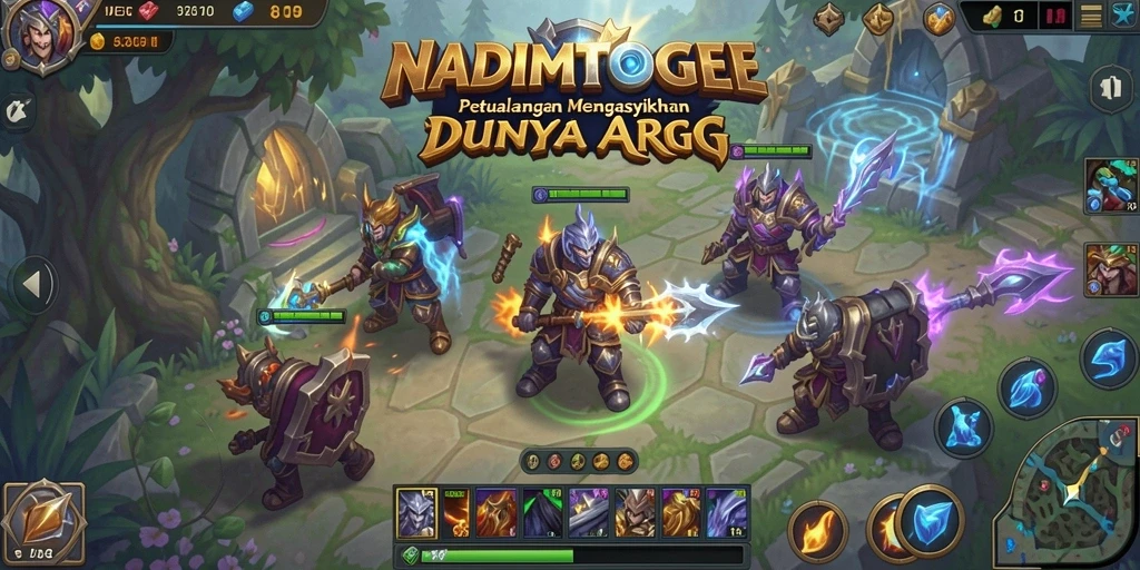 Tampilan gameplay menarik dalam <strong>NADIMTOGEL</strong> dengan pertempuran yang mendebarkan.