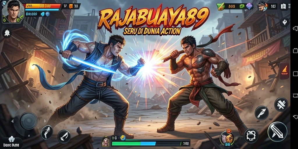 Screenshot gameplay RAJABUAYA89 memperlihatkan aksi seru dalam permainan Action.