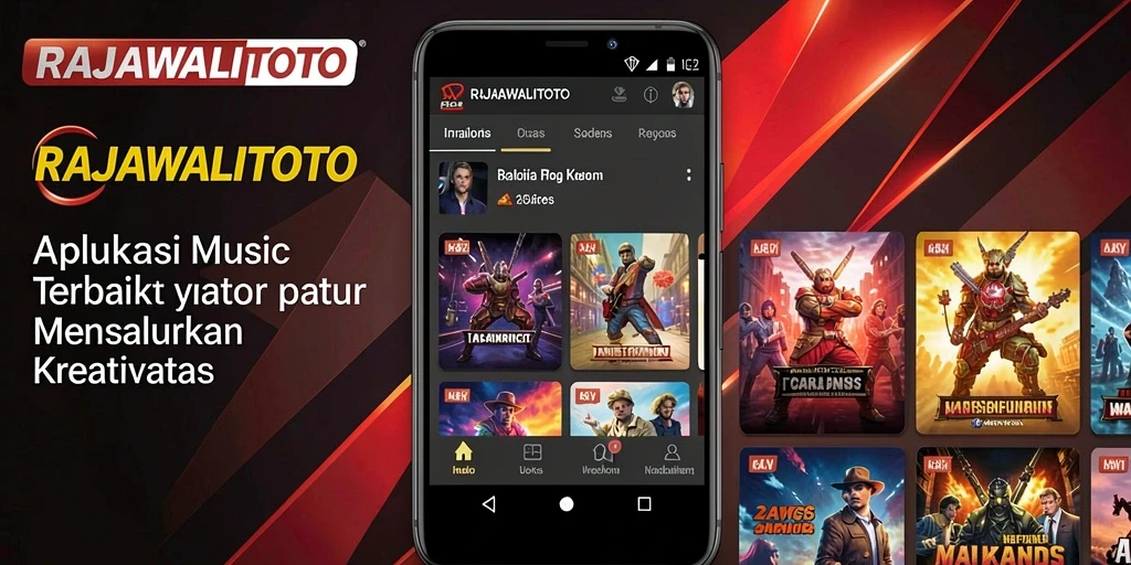 Tampilan screenshot RAJAWALITOTO yang menunjukkan gameplay interaktif musik.