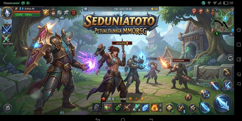 Tampilan gameplay petualangan epik di SEDUNIATOTO.