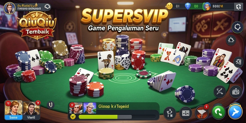 Tampilan gameplay SUPERSVIP yang seru dan menarik.