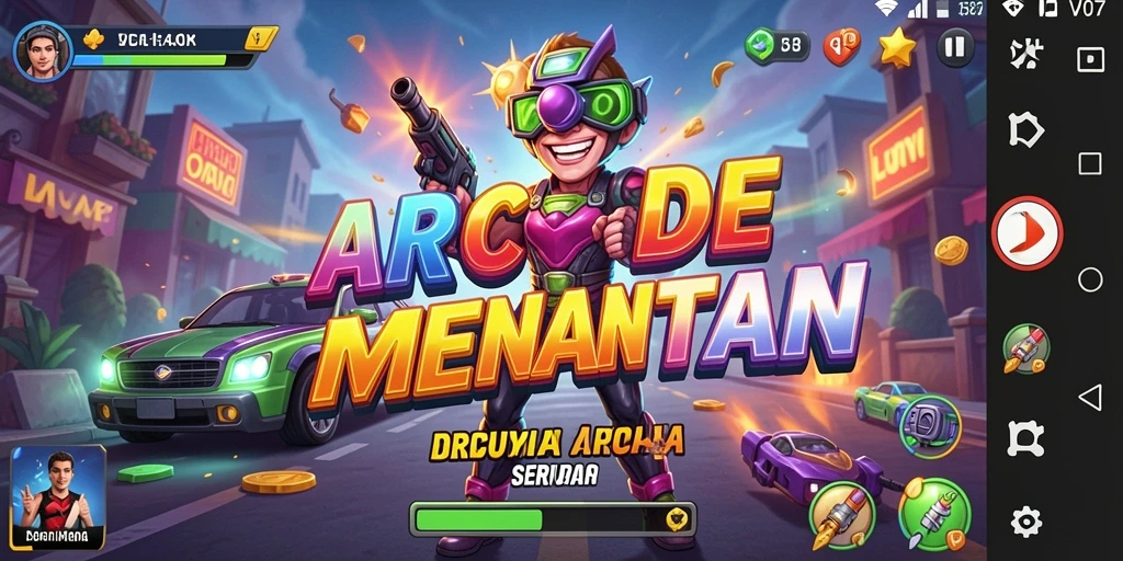 Gameplay seru dan menantang di V07 dengan grafis yang menarik.