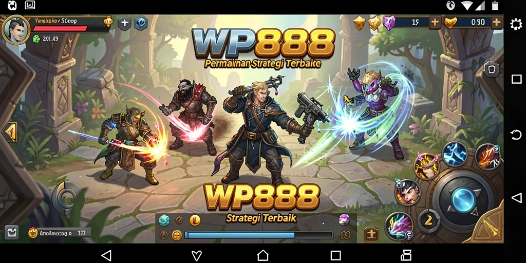 Tampilan gameplay WP888 yang menakjubkan dan mendalam.